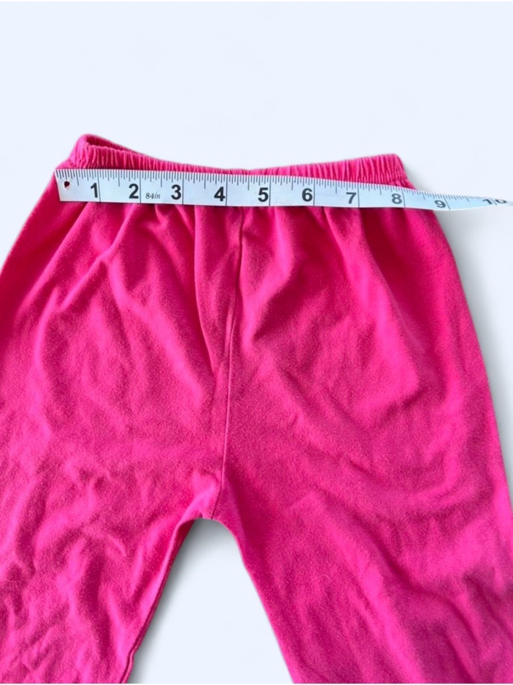 Pink Ruffle Hem Girls Pants - Picture 4 of 7